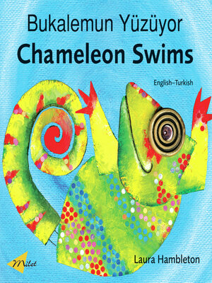 cover image of Chameleon Swims (English–Turkish)